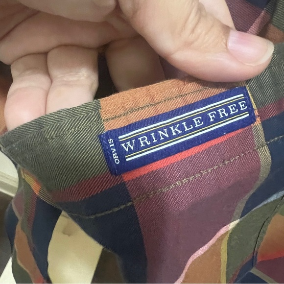 Orvis No-Work Work Shirt Mens XXL Cotton Multicolor Plaid Long Sleeve Button Up - Picture 3 of 12